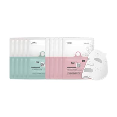 【AKIMIA】保濕 透亮 微電流面膜 10片組 ( MIT品牌 / 母親節禮物 / 畢業禮物 )