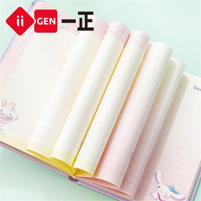 【SANRIO 三麗鷗】文具 三麗鷗家族造型筆記本 可愛少女心手帳本 3D立體玩偶減壓記事本 減壓本 生日禮物