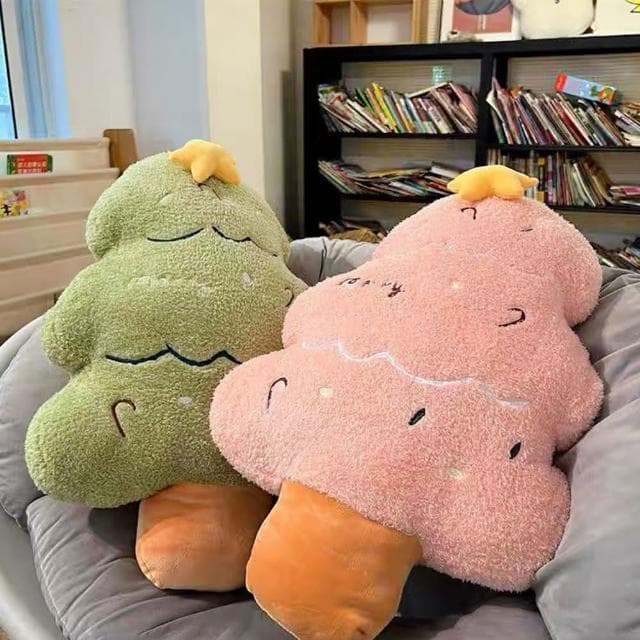 聖誕抱枕大娃娃 (聖誕節玩偶 毛絨玩偶 聖誕抱枕 聖誕靠枕 聖誕娃娃 交換禮物 大聖誕樹 耶誕節 居家佈置)