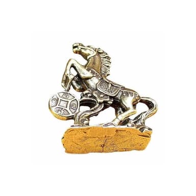 純銅馬擺件 黃銅實心招財進寶 馬案頭工藝品 擺飾古玩 老銅器小禮物 中式復古工藝品 銅雕品 台灣出貨 附發票