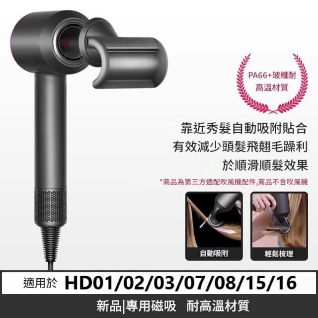 Dyson吹風機風嘴 全新材質副廠 防風翹 順滑 烘罩 擴散風嘴 適用HD01/03/07/08/15