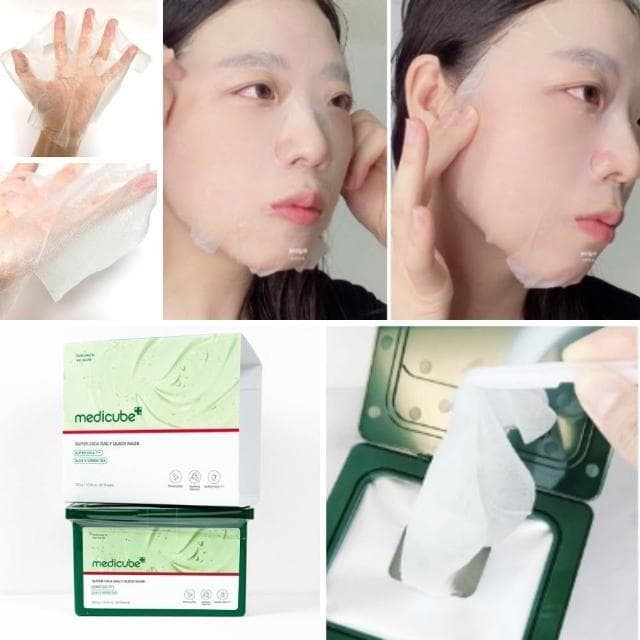 【Medicube】積雪草面膜(30P) 一入 (((玻尿酸 保濕 舒緩 修護 植萃 面膜 日常保養 medicube 庶務客)))