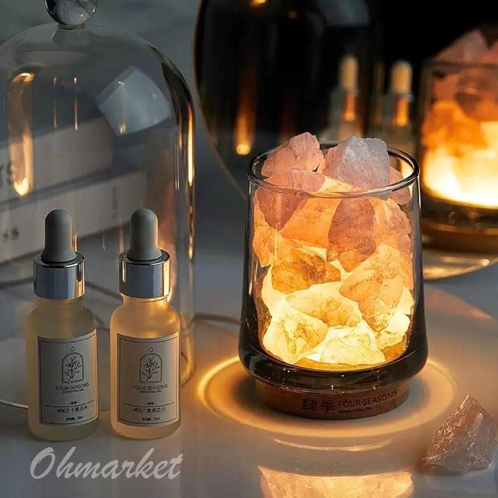 生活市集 水晶石無火香薰 水晶擴香石 擴香石禮盒 水晶擴香 擴香水晶 水晶香氛 擴香燈 五行水晶情人節禮物