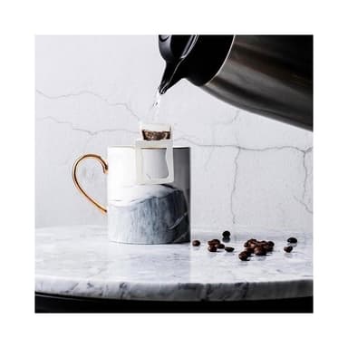 生活市集 大理石紋馬克杯 咖啡杯 杯子 陶瓷杯 水杯下午茶杯情侶對杯禮物咖啡杯早餐杯描金杯金邊杯子