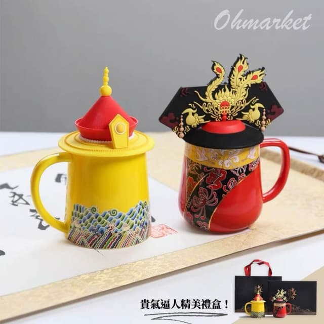 生活市集 結婚禮 龍鳳對杯 附禮盒禮袋 陶瓷對杯 新婚 結婚禮物情侶對杯杯子情人節交換禮物馬克杯喬遷禮物