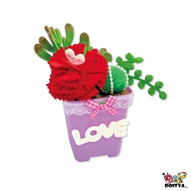 母親節美勞 DIY材料包 愛馨盆栽置物盒 收納盒 多肉植物 小盆栽 露營 親子 美勞 幼稚園 親子美勞