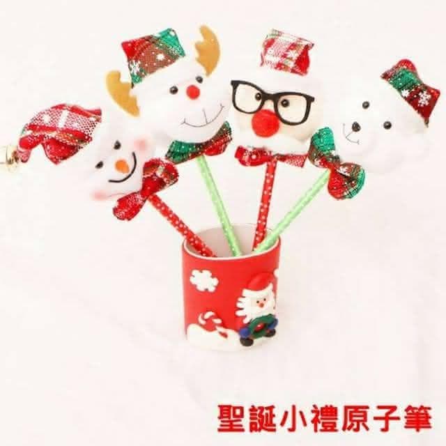 聖誕節 聖誕禮物 原子筆 中性筆 禮品筆 聖誕小禮 聖誕老公公 麋鹿 雪人 白熊 耶誕禮物