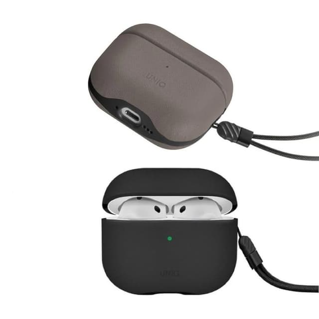 魔比歐 UNIQ Lyden 耐刮皮革收納保護套 附掛繩 AirPods 第4代 ( AirPods 4 附掛繩 無線耳機保護套 保護殼 )