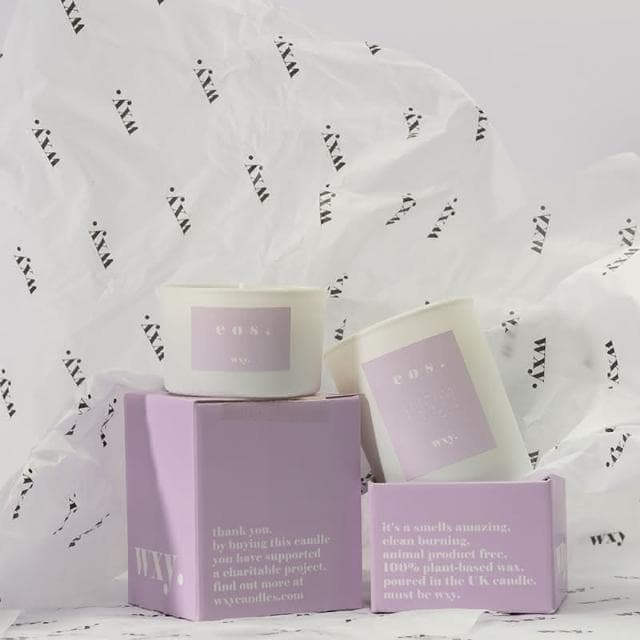 英國 wxy 經典蠟燭 -eos. 鳶尾根 & 琥珀/200g
