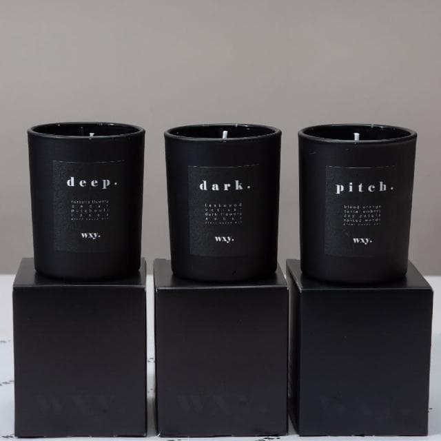 英國 wxy 經典黑蠟燭-dark. 柚木 & 岩蘭草/200g