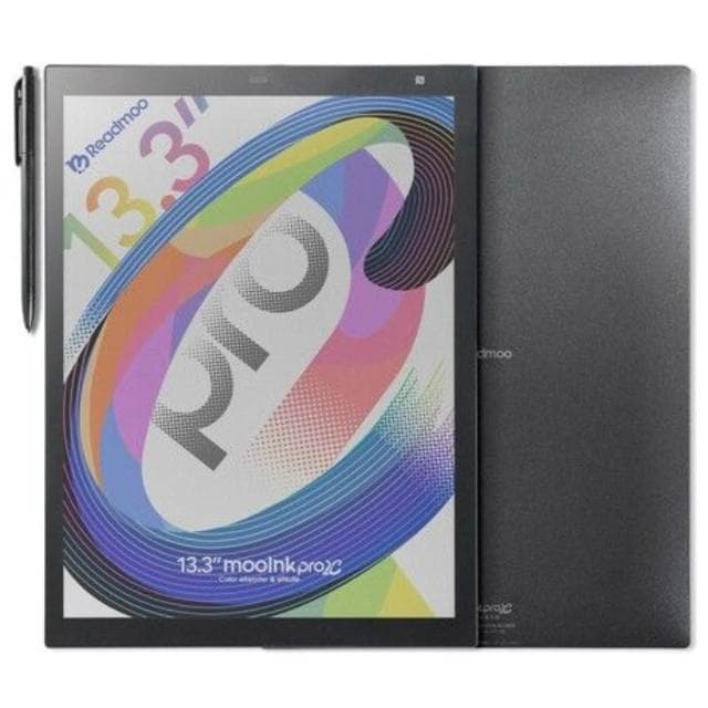【Readmoo 讀墨】13.3 吋 mooInk Pro 2C 電子書平板+折疊皮套 (顏色隨機)