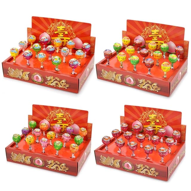 【晨豐商行】拜拜首選/祝壽棒棒糖禮盒/中壇元帥限定 三太子棒棒糖/神尊棒棒糖/三太子聖誕千秋/拜拜最愛棒棒糖祝壽棒棒糖禮盒15入裝