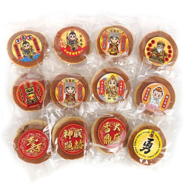 【晨豐商行】神尊銅鑼燒/傳統老鷹紅豆銅鑼燒/天上聖母 三太子 福德正神 最愛銅鑼燒/生日秒殺供品神尊銅鑼燒