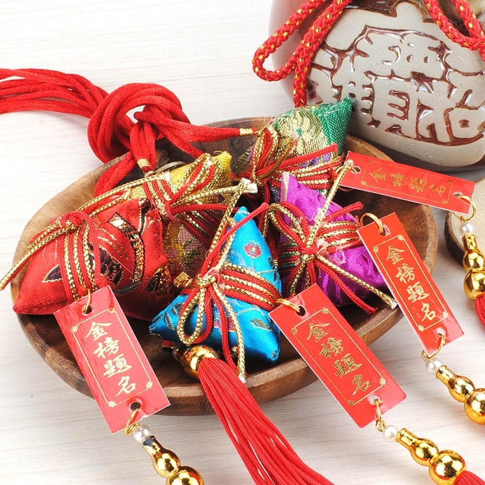 【晨豐商行】考試香包/金榜題名/賀牌粽香包/學業包粽/包中香包/手工香包/考運香包(金榜題名賀牌粽香包)