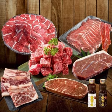 【海肉王超市】嚴選美國全牛套組(6件組_約3-5人份)中秋烤肉/烤肉組/露營組/露營烤肉