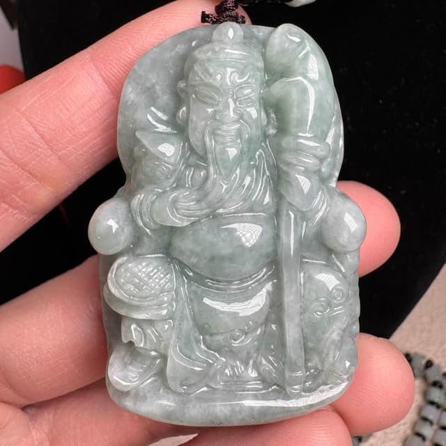 【千奇國際精品】天然緬甸玉墜 玉關公墜 關公墜❤️商品隨機出貨❤️送禮禮品 送長輩 🥰平安 健康 化煞 關公墜 緬甸玉 關公