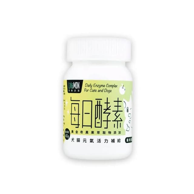 【怪獸部落】每日酵素 活力補給 40g(寵物保健品 寵物保養品 犬貓保健)