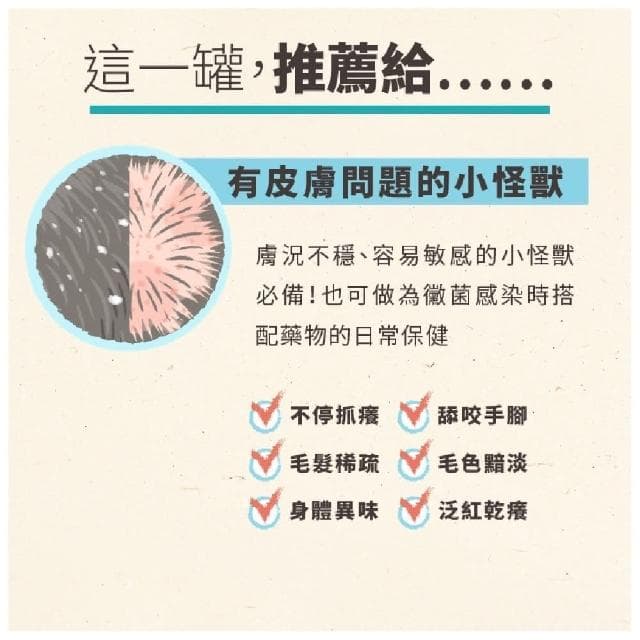 【怪獸部落】護膚魚油 犬貓皮膚保健 70顆(寵物保健品 寵物保養品 犬貓保健)