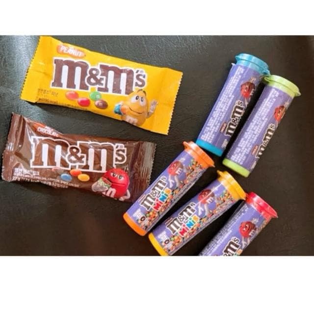 MM巧克力 m&m s巧克力 黃色 精靈罐  脆心牛奶巧克力 花生 巧克力 mm迷你巧克力豆 迷你豆 巧克力豆