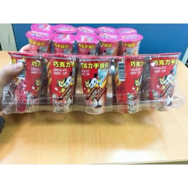 乙乙雜貨店 川元 手挽杯 草莓手挽杯 巧克力手挽杯 10入裝