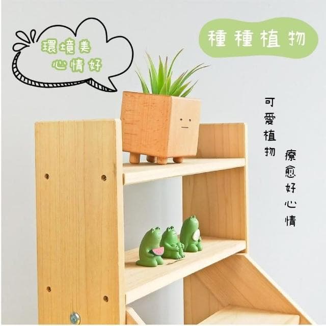 【Monarch 尊爵家】療育小盆獸盆栽(原木文創 台灣設計 花盆 盆栽 植栽 多肉 植物 花器 室內小盆栽 交換禮物)