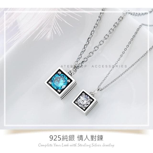 【ATeenPOP】情侶項鍊 對鍊  925純銀項鍊 秘密的星空 送刻字 星星 單個價格 情人節禮物 ACS8120