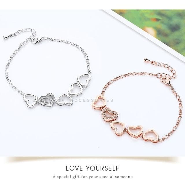 【ATeenPOP】手鍊．正白K．真心串連．AH6016