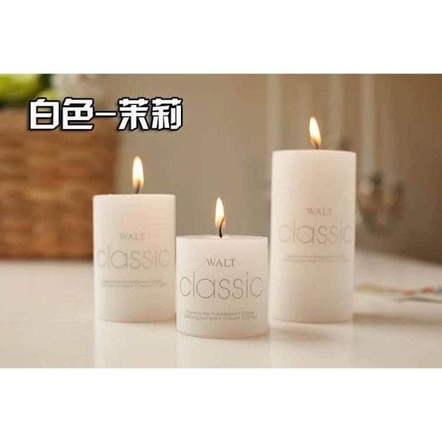 佳音書坊/蠟燭燭台 香薰蠟燭 浪漫無煙歐式精油spa 大圓柱燭光晚餐蠟燭 去煙味