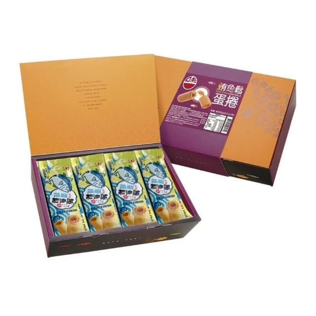味一食品   吮指鮪魚鬆蛋捲禮盒40gx12包/盒