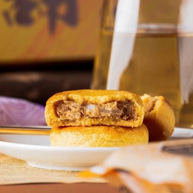 【胖肉鋪】麻糬肉鬆餅6入-1盒 Q彈麻糬 滿爆肉鬆餡-台灣知名伴手禮/端午禮盒