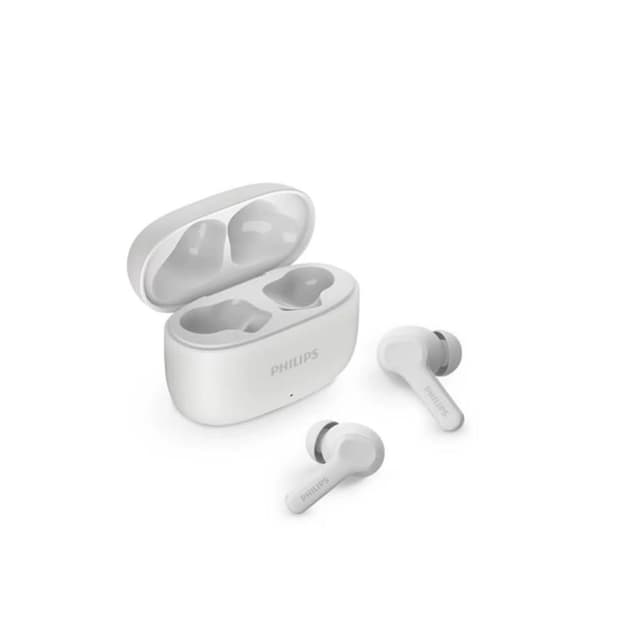 【Philips 飛利浦】強力低音入耳式無線藍牙耳機 白色 TAT1109WT