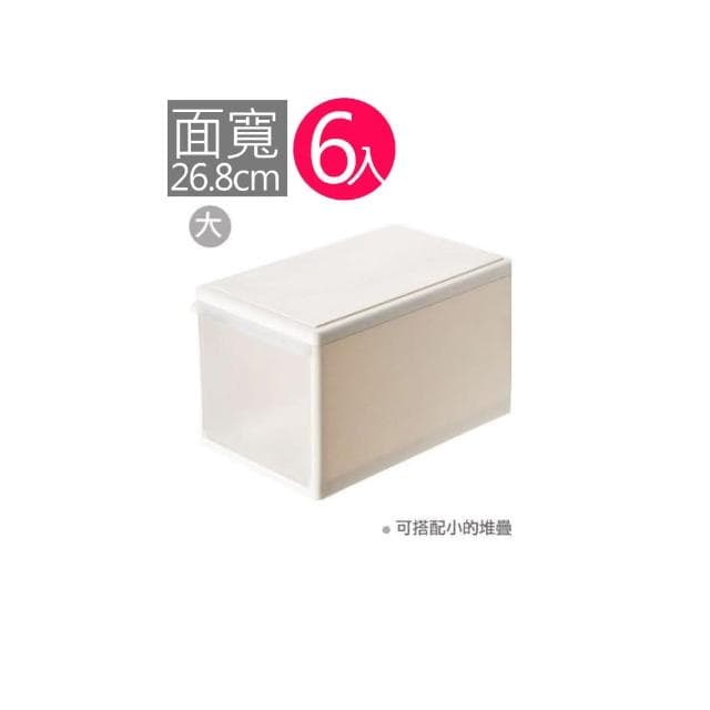 【KEYWAY 聯府】6入裝免運/聯府N20固得抽屜式整理/Good整理箱20L大//pp盒/日系風/百納箱/開學收納/嬰兒衣物收納/單格抽屜(單格抽屜收納箱)