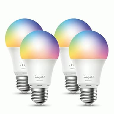 Tapo L536E 四入組(全彩 LED燈泡 智能燈泡 E27 遠端控制 多彩調節 APP設定 支援HomeKit)