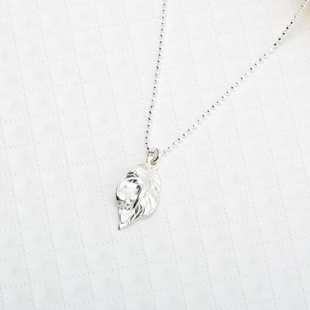 【Angel & Me】思念 葉子 s925 純銀 項鍊 生日 情人節 聖誕禮物