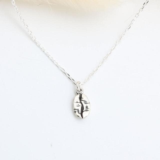 【Angel & Me】阿拉比卡 藍山 咖啡豆 s925 純銀 項鍊 情人節禮物