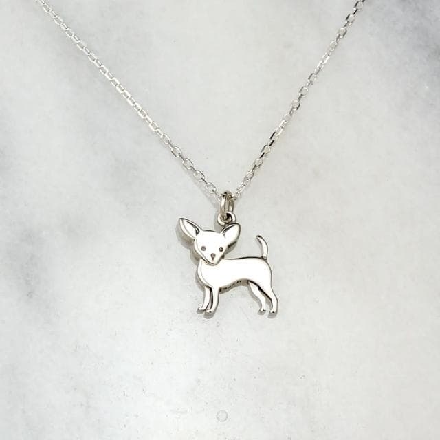 【Angel & Me】吉娃娃 小狗 s925 純銀項鍊 生日禮物 情人節禮盒
