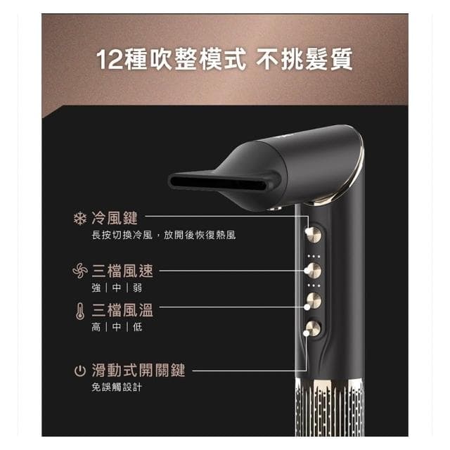 Solac SR-1000G SO-WRAP 專業造型吹風機