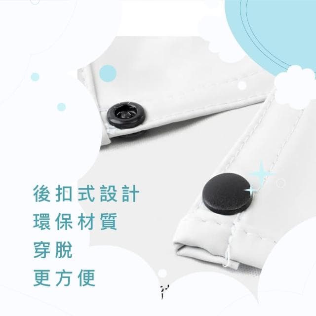 Momm兒童短袖防水罩衣 吃飯罩衣 防水防油(寶寶圍兜/畫畫衣/兒童罩衣/TPU防水)