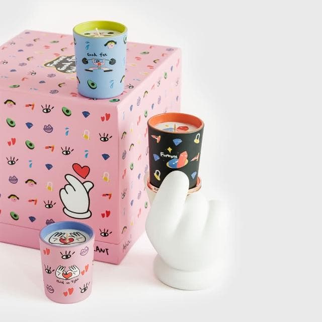 【duahostore】WEKUKU 任你拿捏禮盒 蠟燭香氛家居設計藝術插畫