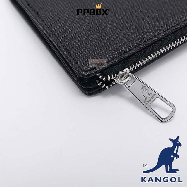 【KANGOL】英國 對開 兩折 短夾 64528780 錢包