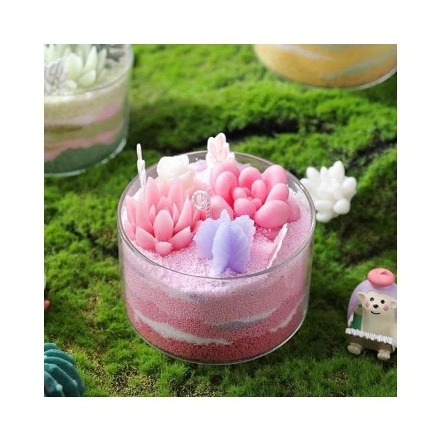 【7822 shop】7822生活選物 多肉砂畫蠟燭 DIY沙畫蠟燭 香薰蠟燭 砂蠟 蠟燭 香氛蠟燭 沙蠟 DIY砂畫蠟 室內香氛 線香