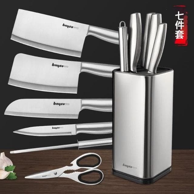 【匠藝家居】刀具套裝 廚房菜刀 菜板 二合一家用全套廚具 砧案板組合 廚師專用 堅如磐石 品質臻選