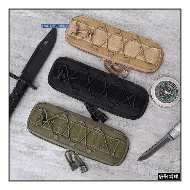 野戰搖滾 MOLLE 多功能戰術刀具包、工具包 (黑色、狼棕色、軍綠包) 生存遊戲腰掛刀包刀套刀袋刀鞘工具刀刺刀雜物包