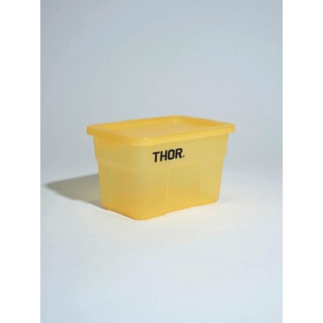【THOR】Mini Box 迷你收納箱-透黃色 (單入) 聖誕限定色 露營收納 交換禮物 THOR箱