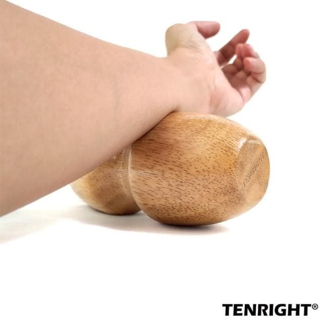 TENRIGHT原木錐形花生球(花生按摩球/筋膜球/紓壓硬球/肌筋膜球/激痛按摩/台灣製/母親節禮物)