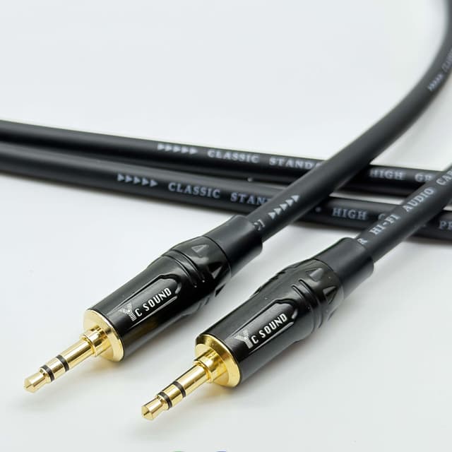 【YC Sound】1.5米 直頭+直頭款 特殊電鍍工藝金屬外殼接頭 發燒線 手機播放線 專業用手工線 3.5轉3.5 公對公 手機播放線 3.5mm音源線 3.5雙彎頭 音訊線 公對公 AUX音源線 耳機頭 藍牙喇叭 音源線 AUX播放線 汽車音響AUX輸入