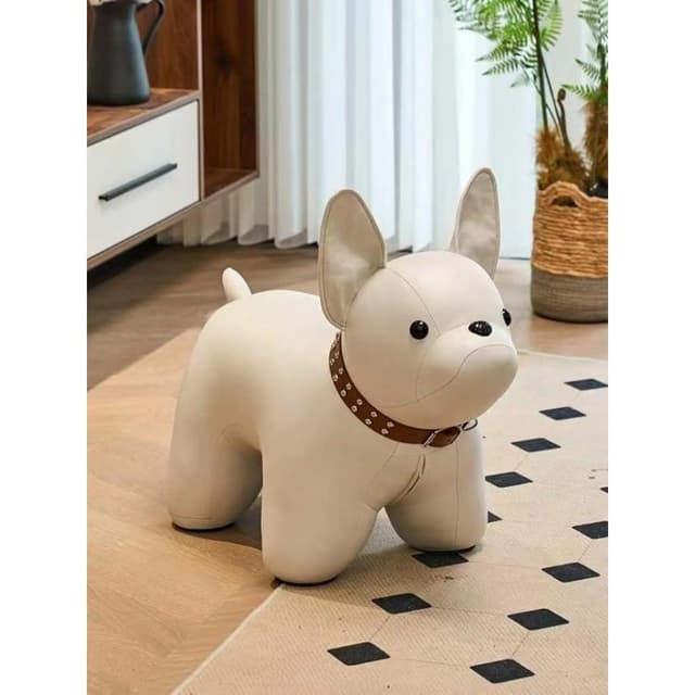 免運費/免關稅 卡通寵物凳 換鞋凳 法鬥凳子 創意狗狗凳 喬遷禮品 兒童凳 輕奢家居凳 小凳子 玄關換鞋凳 可愛狗狗凳