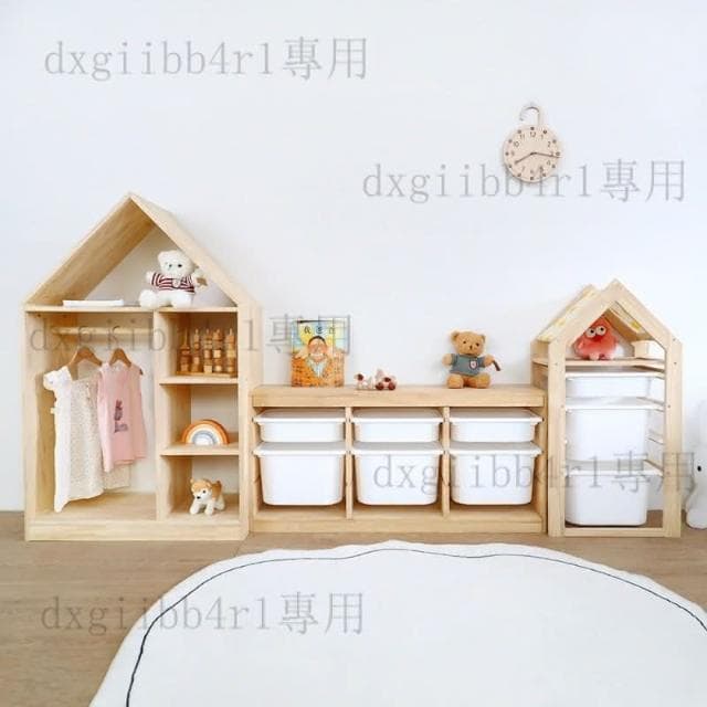 免運 優選 兒童衣櫃收納櫃兒童房簡易實木掛衣櫃男孩女孩小衣櫥櫃嬰兒儲物櫃