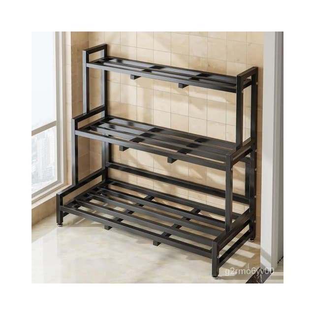 鐵藝多層花架子置物架門口陽臺戶外現代簡約室內傢用多肉花盆架子 花架 植物架 陽臺花架 花盆架 多肉植物架 盆栽架 RHI