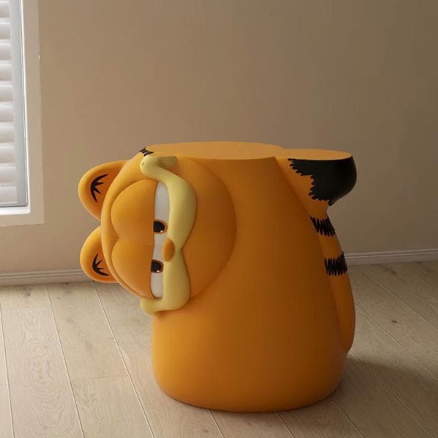 加菲貓周邊客廳沙發凳矮凳電視櫃旁邊落地玄關換鞋凳搬家喬遷禮物